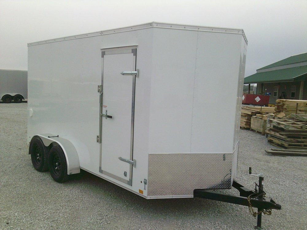 7X14 Enclosed Cross Trailer 7K