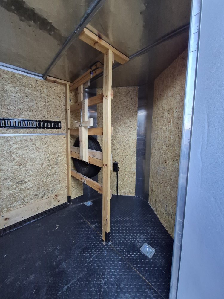 Used 6x12 H&H Enclosed Cargo Trailer