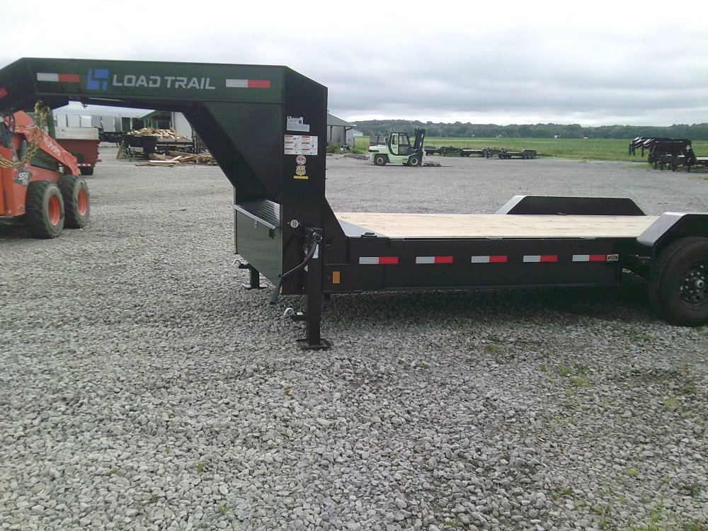 83" x 24' Gooseneck Tandem Axle Rapid Loader Tilt Deck -14K