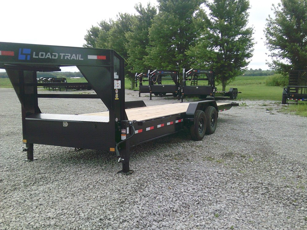 83" x 24' Gooseneck Tandem Axle Rapid Loader Tilt Deck -14K