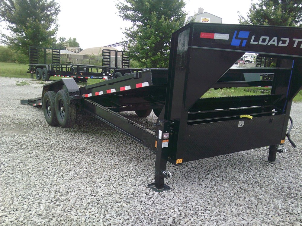 83" x 24' Gooseneck Tandem Axle Rapid Loader Tilt Deck -14K