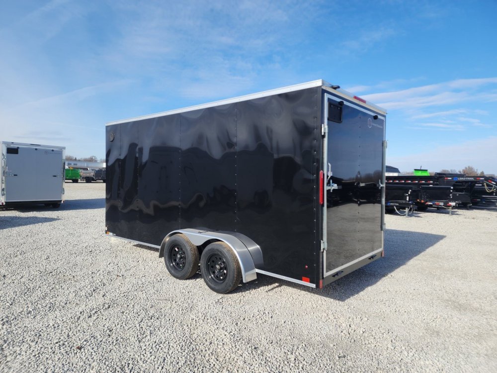 7X16 Enclosed Cross Trailer 7K