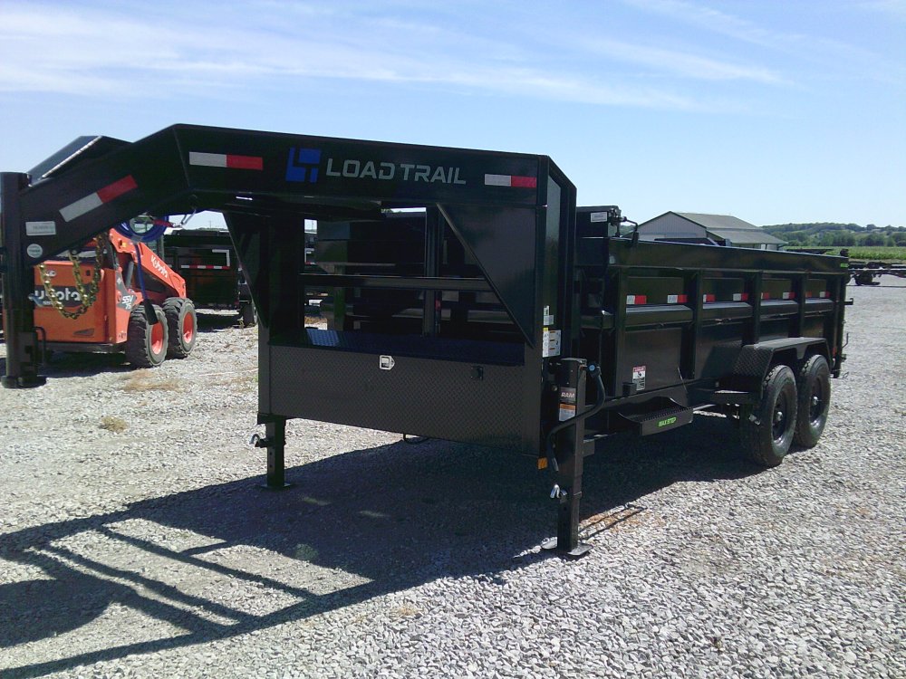 83" x 16' Tandem Axle Gooseneck Low-Pro Dump -14K
