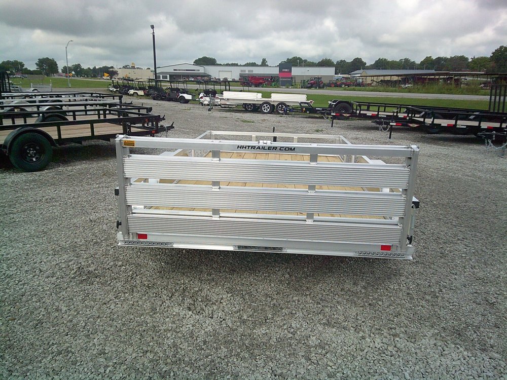 82X14 Aluminum Rail Side Utility Trailer 7K