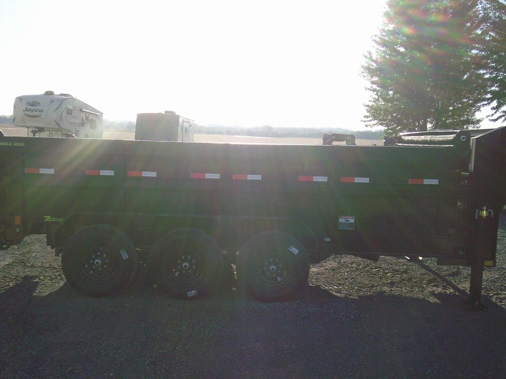 83" X 16' TRIPLE AXLE GOOSENECK LOW-PRO DUMP -21K