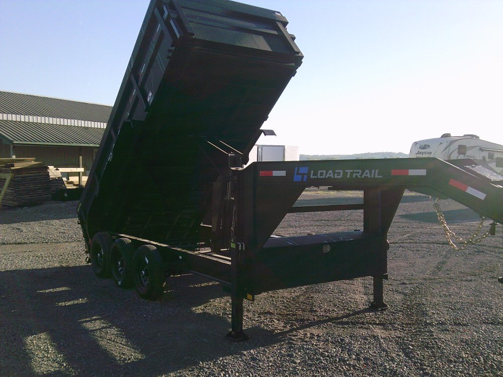 83" X 16' TRIPLE AXLE GOOSENECK LOW-PRO DUMP -21K