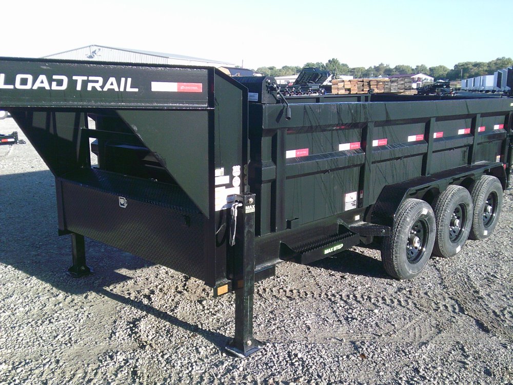 83" X 16' TRIPLE AXLE GOOSENECK LOW-PRO DUMP -21K