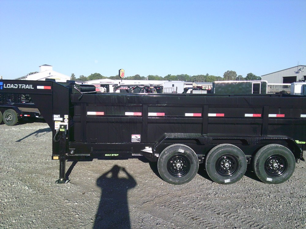 83" X 16' TRIPLE AXLE GOOSENECK LOW-PRO DUMP -21K
