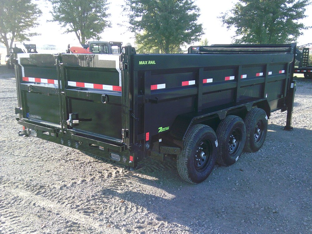 83" X 16' TRIPLE AXLE GOOSENECK LOW-PRO DUMP -21K