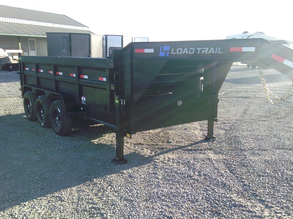 83" X 16' TRIPLE AXLE GOOSENECK LOW-PRO DUMP -21K