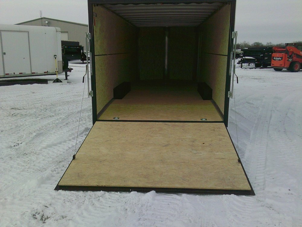 8.5X24 Flat Top Enclosed Trailer 9900K