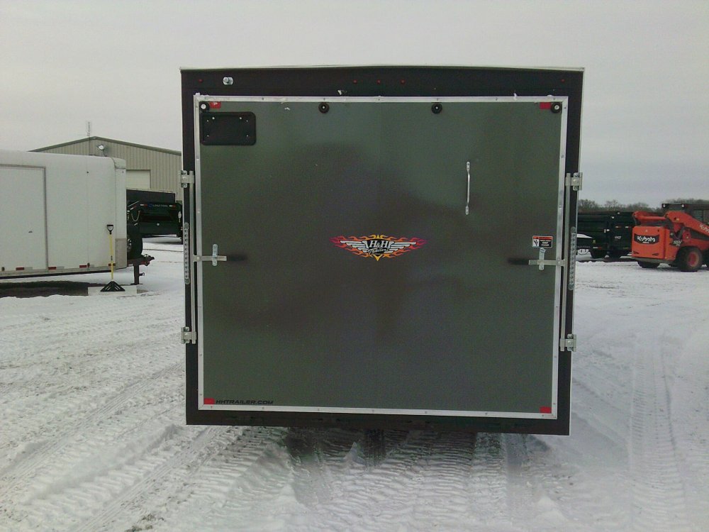 8.5X24 Flat Top Enclosed Trailer 9900K