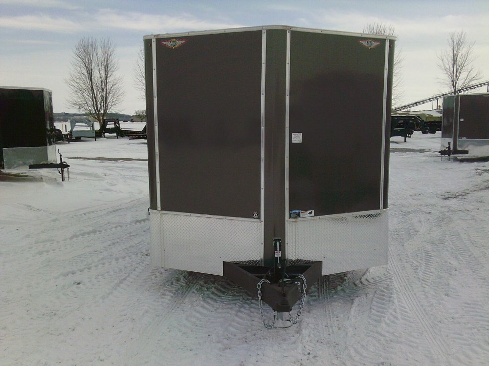 8.5X24 Flat Top Enclosed Trailer 9900K
