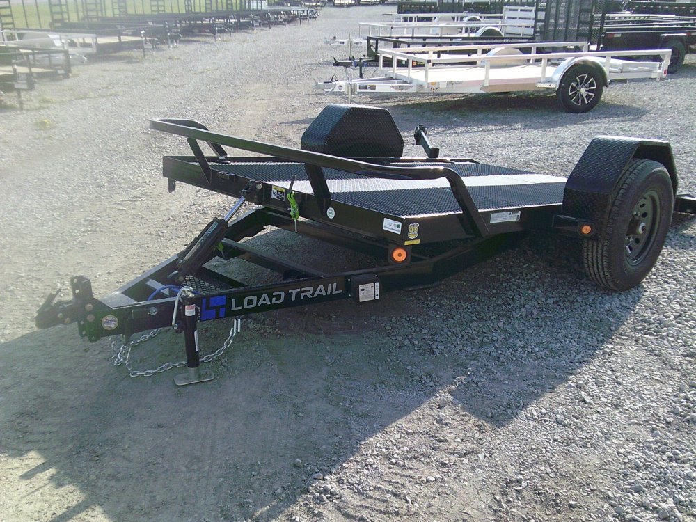 77X12 Single Axle Scissor Hauler Trailer 7K