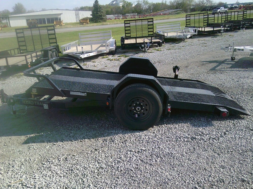 77X12 Single Axle Scissor Hauler Trailer 7K