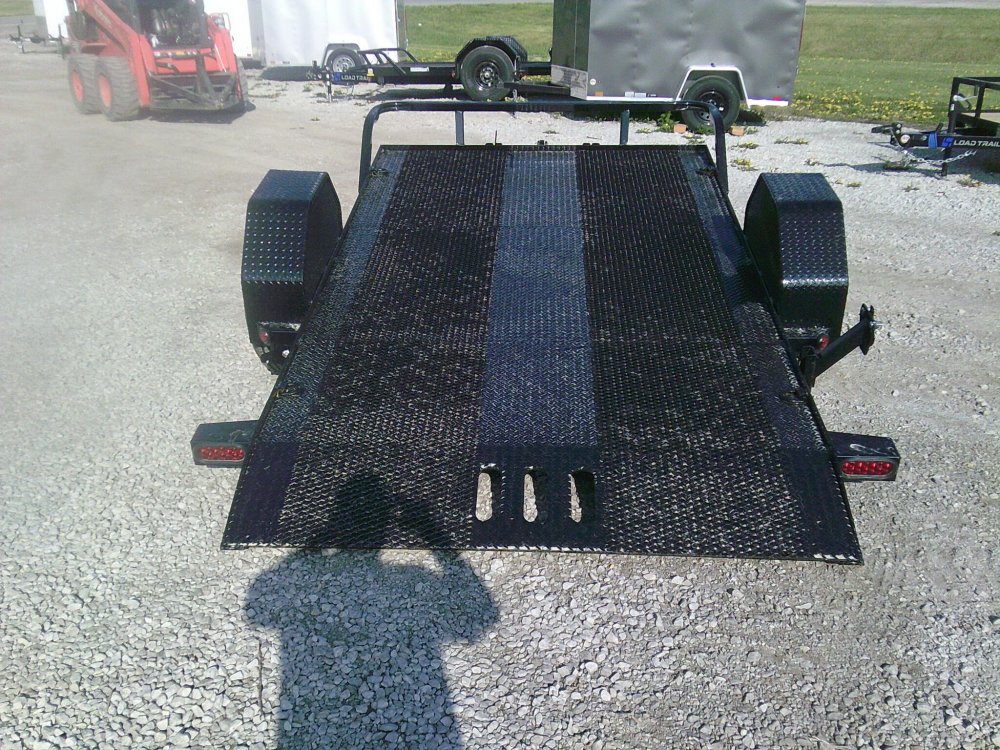 77X12 Single Axle Scissor Hauler Trailer 7K
