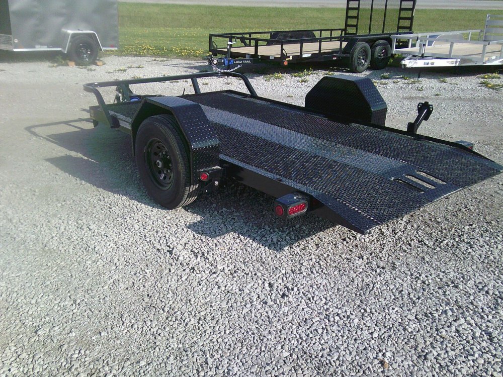 77X12 Single Axle Scissor Hauler Trailer 7K