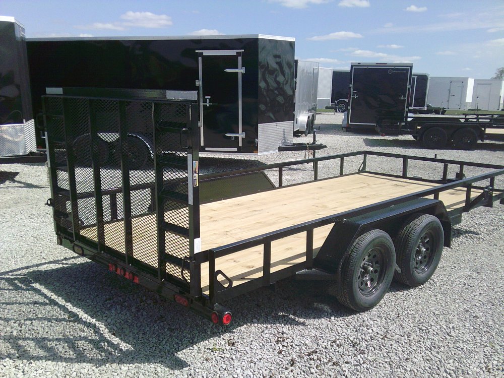 83" x 14' Tandem Axle Utility (2" x 3" Angle Frame) -7K