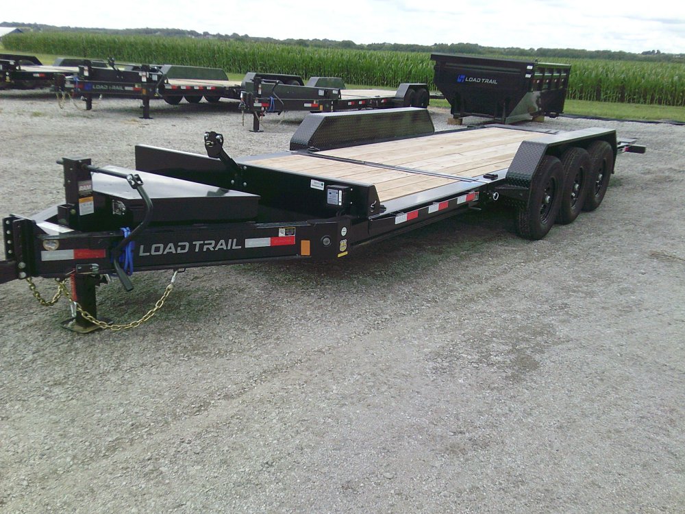 83" X 22' Tilt-N-Go Triple Axle Tilt Deck I-Beam Frame