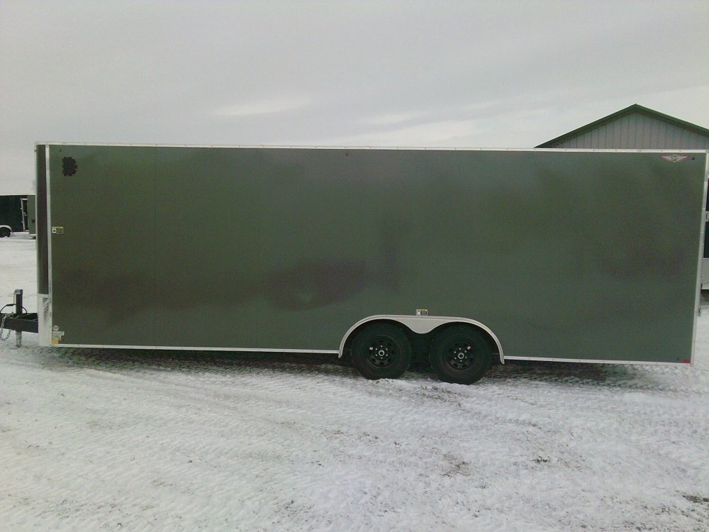 8.5X24 Flat Top Enclosed Trailer 9900K