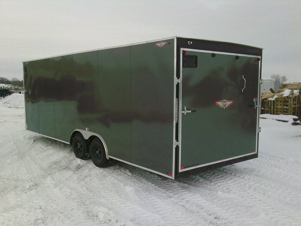 8.5X24 Flat Top Enclosed Trailer 9900K