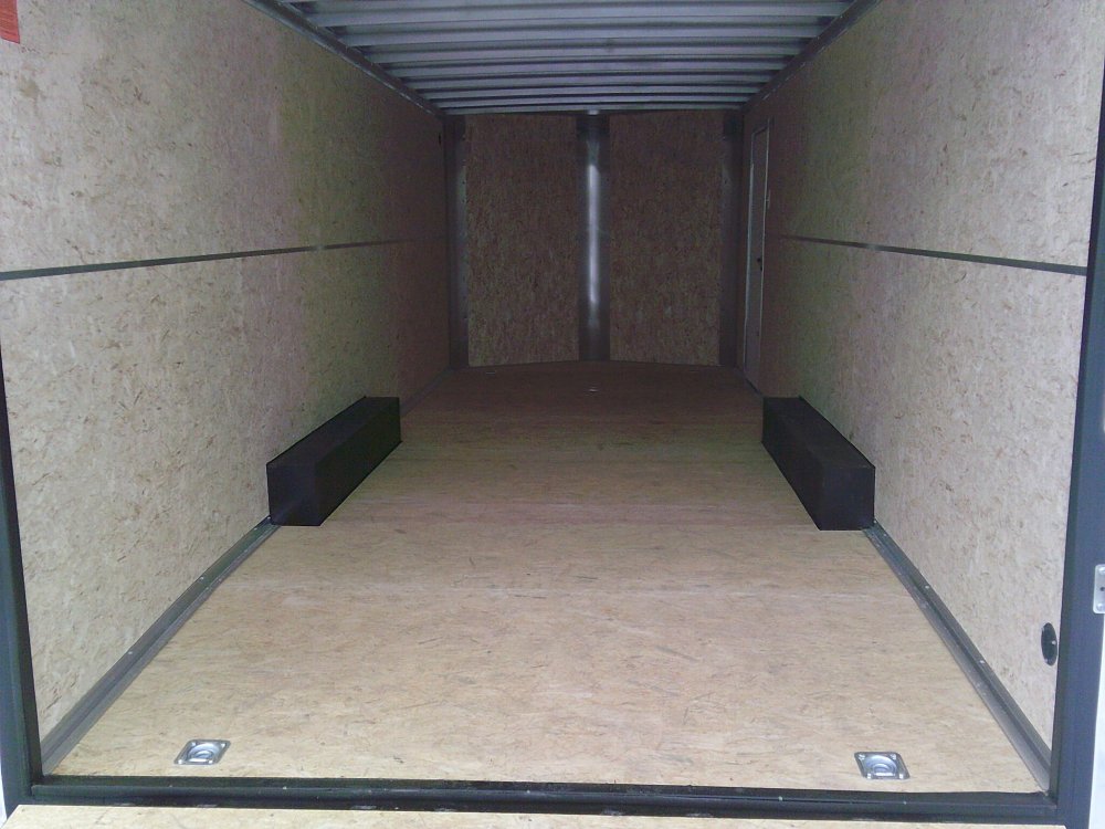 8.5X24 Flat Top Enclosed Trailer 9900K