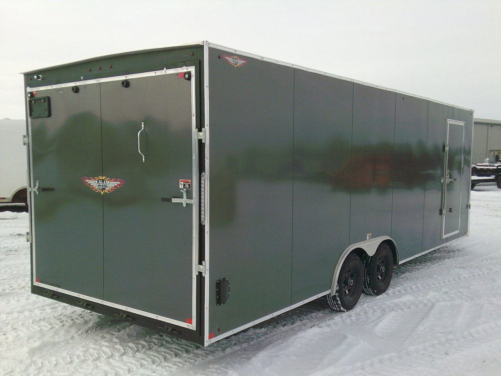 8.5X24 Flat Top Enclosed Trailer 9900K