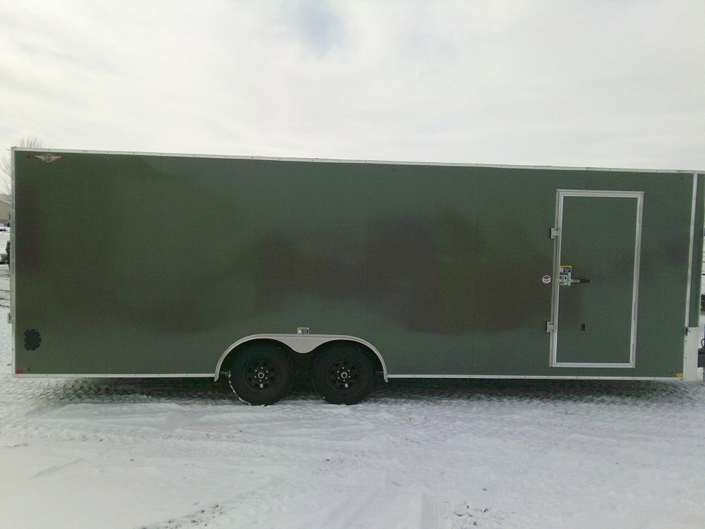 8.5X24 Flat Top Enclosed Trailer 9900K