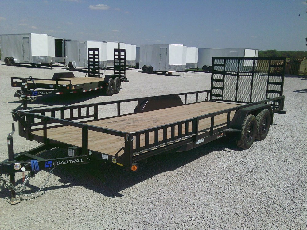83X20 Tandem Axle Utility Trailer 7K