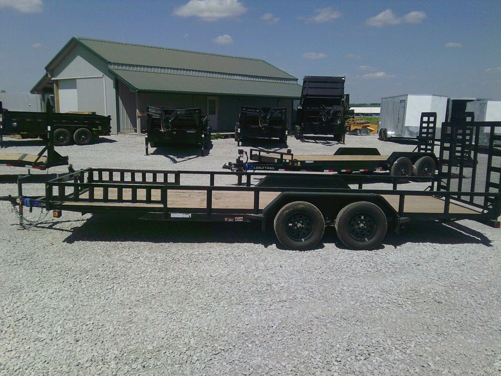 83X20 Tandem Axle Utility Trailer 7K