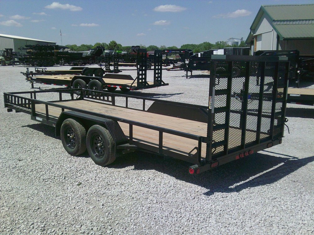 83X20 Tandem Axle Utility Trailer 7K