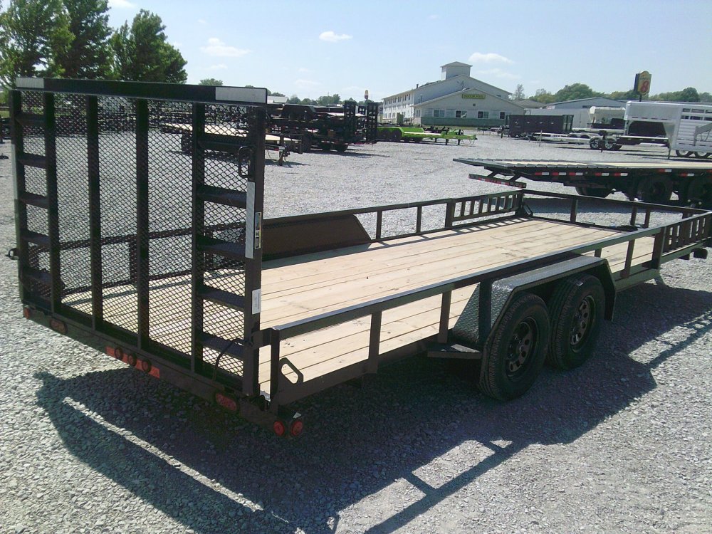 83X20 Tandem Axle Utility Trailer 7K