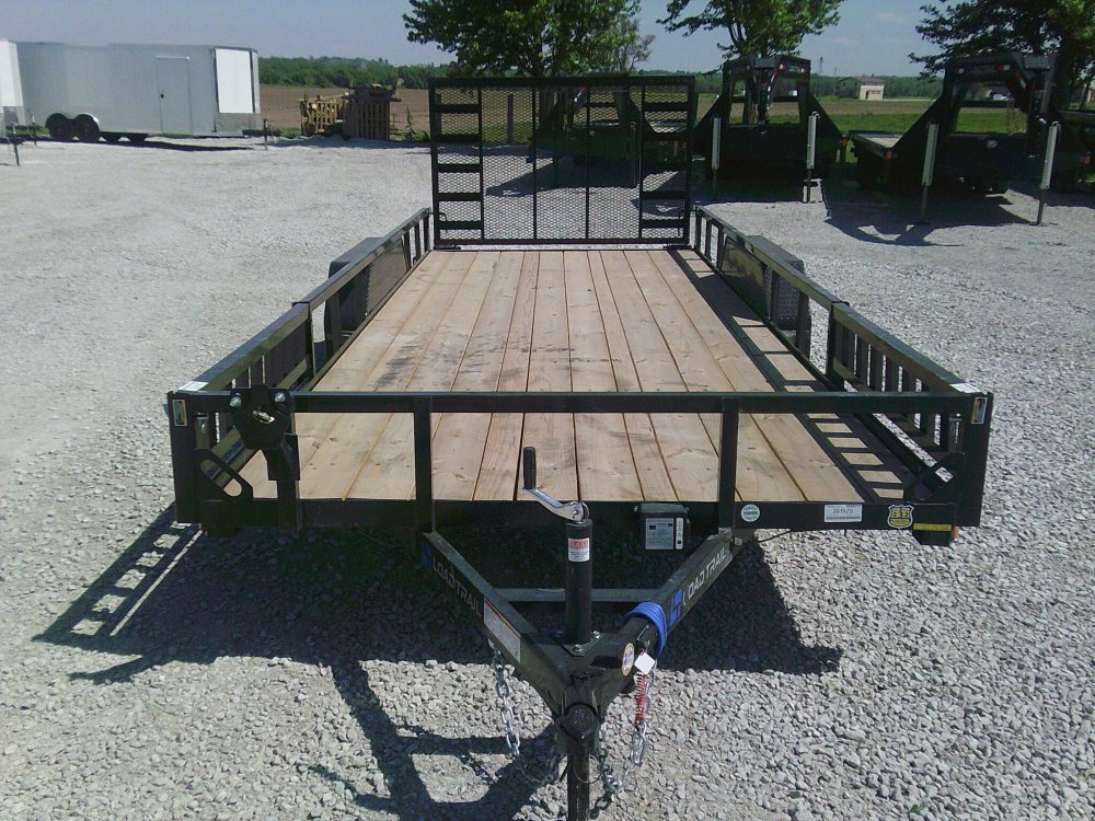 83X20 Tandem Axle Utility Trailer 7K