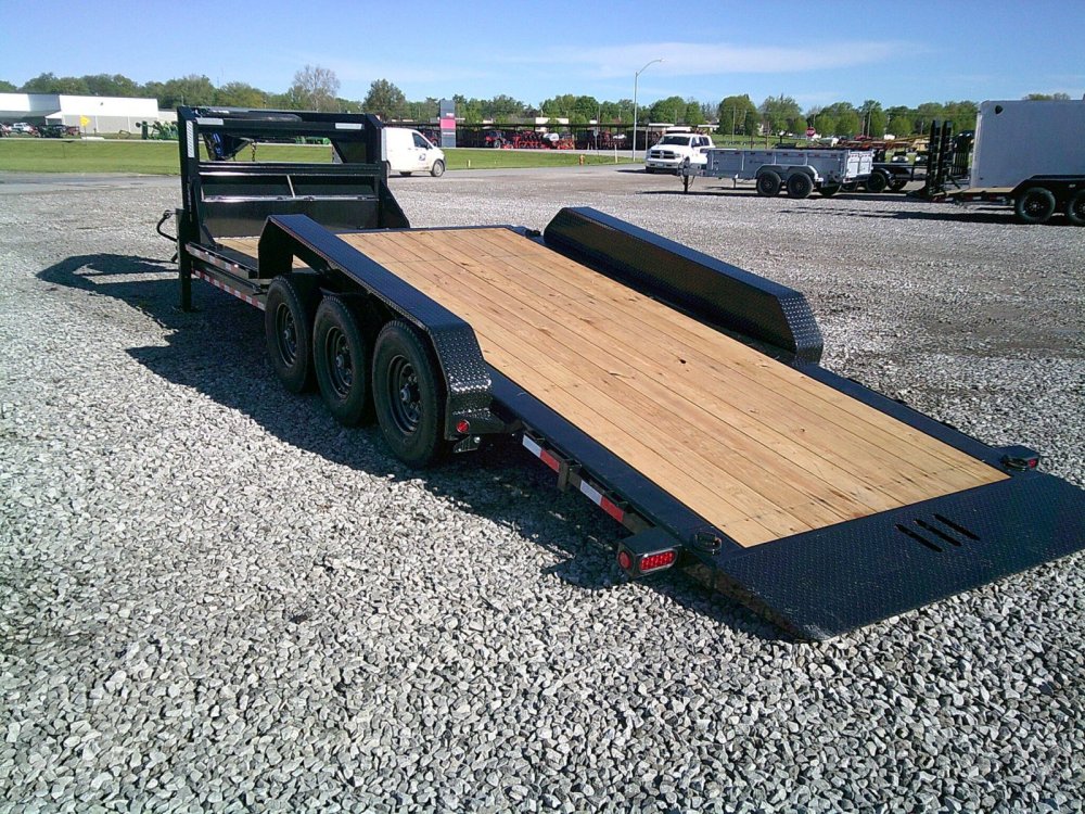83" X 24' Tilt-N-Go Gooseneck Triple Axle Tilt Deck