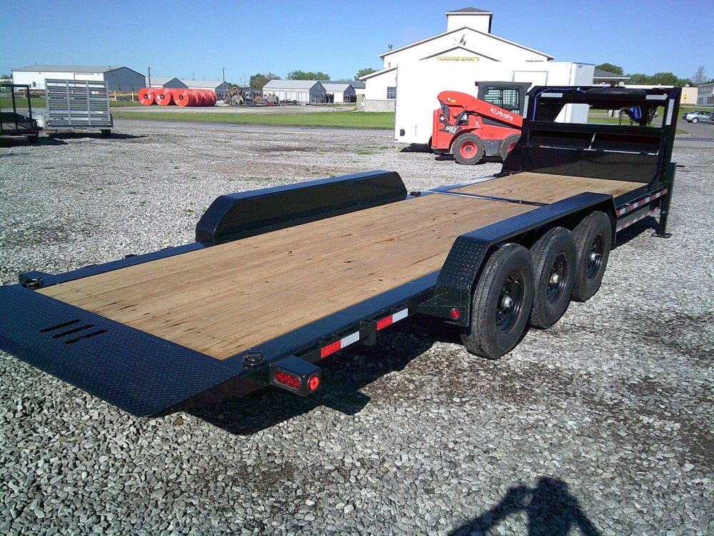 83" X 24' Tilt-N-Go Gooseneck Triple Axle Tilt Deck