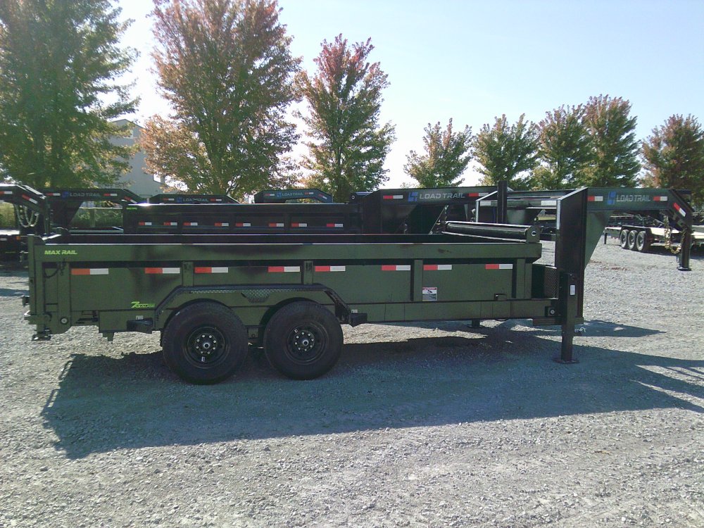 83" x 16' Tandem Axle Gooseneck Low-Pro Dump -14K