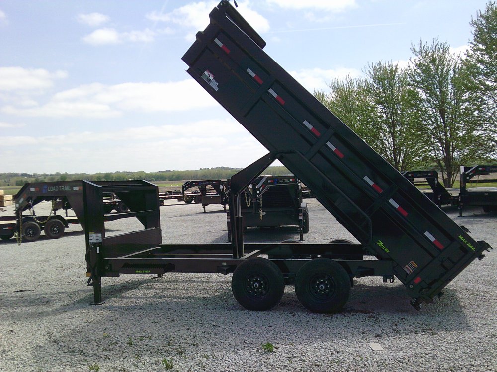 83" x 16' Tandem Axle Gooseneck Low-Pro Dump -14K
