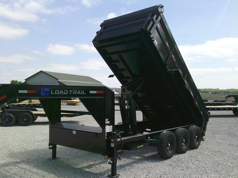 83" x 16' Triple Axle Gooseneck Low-Pro Dump -21K