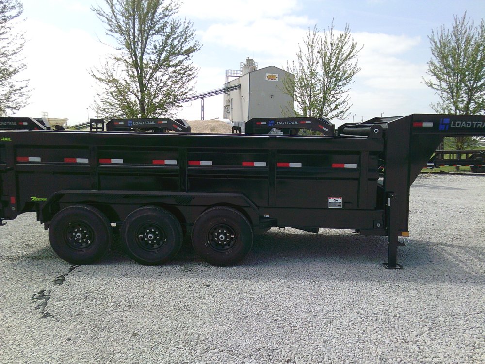 83" x 16' Triple Axle Gooseneck Low-Pro Dump -21K