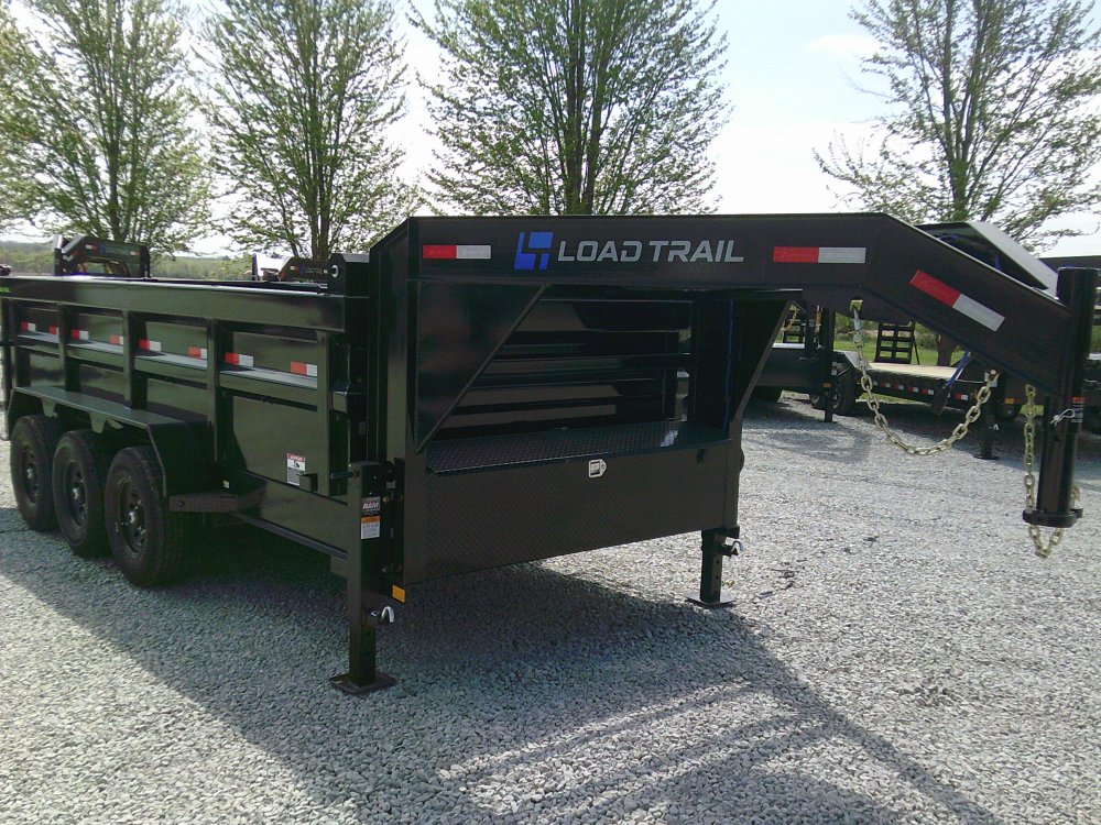 83" x 16' Triple Axle Gooseneck Low-Pro Dump -21K