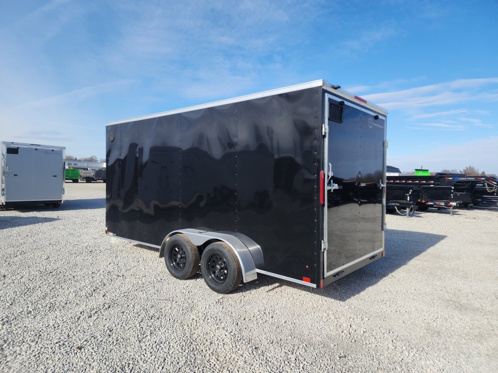 7X16 Enclosed Cross Trailer 7K