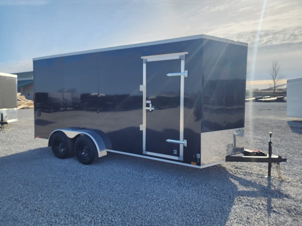 7X16 Enclosed Cross Trailer 7K