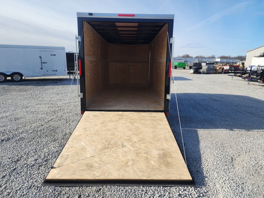 7X16 Enclosed Cross Trailer 7K