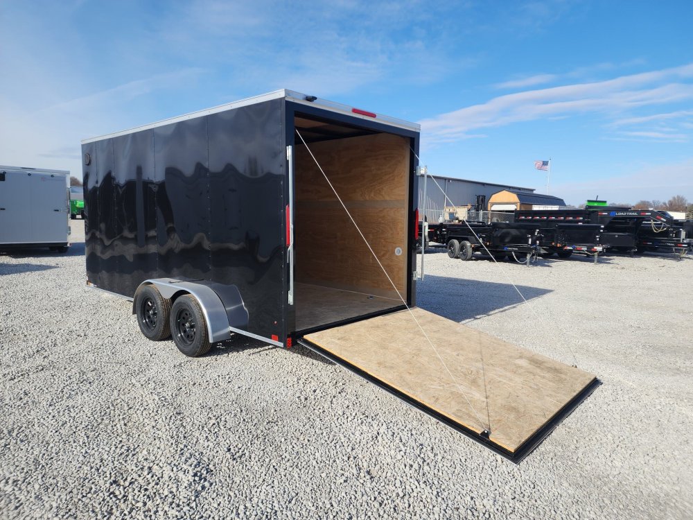 7X16 Enclosed Cross Trailer 7K
