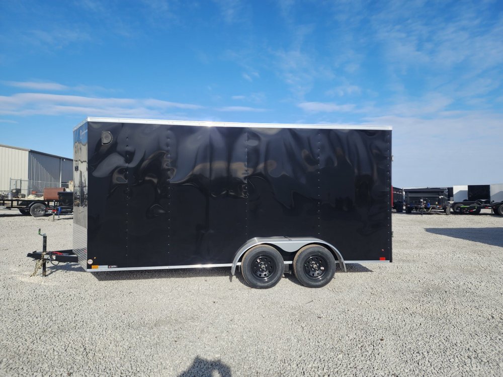 7X16 Enclosed Cross Trailer 7K