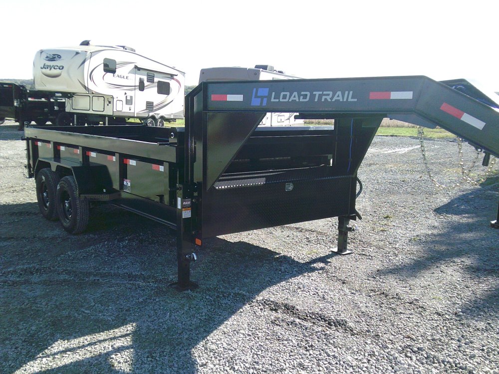 83" x 16' Tandem Axle Gooseneck Low-Pro Dump