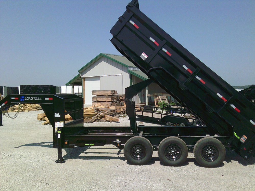 83" x 16' Triple Axle Gooseneck Low-Pro Dump -21K