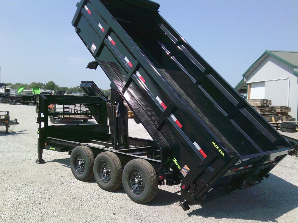 83" x 16' Triple Axle Gooseneck Low-Pro Dump -21K