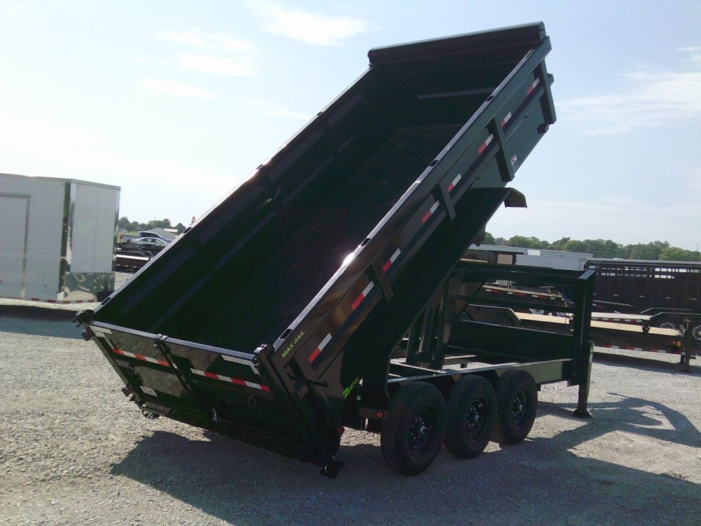 83" x 16' Triple Axle Gooseneck Low-Pro Dump -21K