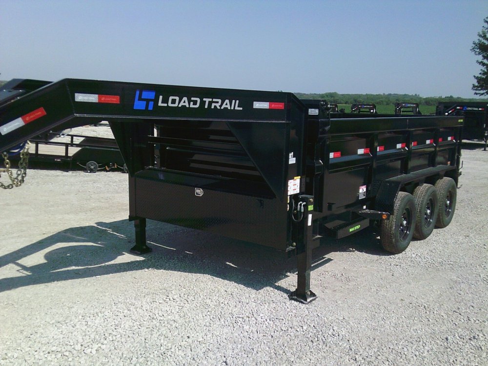 83" x 16' Triple Axle Gooseneck Low-Pro Dump -21K